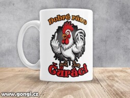 Hrnek - 0401 - Dobré ráno čůráci - kohout